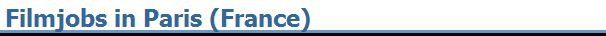 Filmjobs in Paris (France)