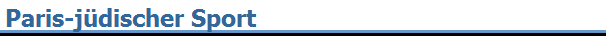 Paris-jdischer Sport